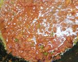 A picture of step 4 of Prawns masala#endofyearchallenge.
