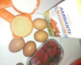 A picture of step 1 of Whiteforest cake.