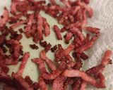 Une image de l'étape 6 de Liégeois de courgette popcorn au bacon grillé 😋.