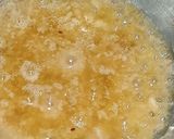 A picture of step 4 of Turai chhilka kofta with curry.