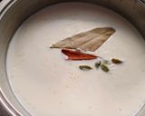 A picture of step 2 of Chaler Payesh / Bengali Kheer.