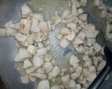A picture of step 2 of Five ingredients chicken tikka pasta.