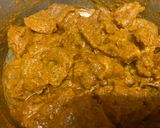 A picture of step 3 of Kerala style chicken fry.