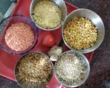 রাজস্থানী পঞ্চ মেল ডাল /পঞ্চ রত্ন ডাল (Rajasthani panch mel dal recipe in Bengali) রেসিপি ধাপ - 1 ছবি