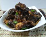 A picture of step 8 of Smokey dates chicken.