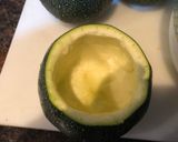 Foto del paso 1 de la receta Bomba de calabacín relleno de verduras y pollo