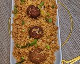 मंचूरियन वेज फ्राइड राइस (Manchurian veg fried rice recipe in Hindi) रेसिपी चरण 7 फोटो
