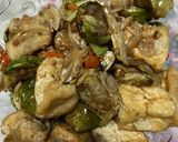 Foto langkah ke 2 dari resep Tumis Terong Bulat dan Teri.