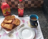 A picture of step 3 of French Toast #EndofyearChallenge.