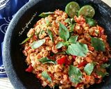Foto langkah ke 4 dari resep Sambal Tempe Kemangi.