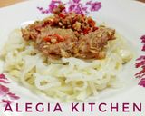 Foto langkah ke 8 dari resep 83. Mie Shirataki Daging Pedas.
