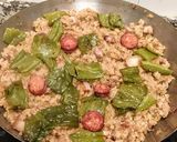 Foto del paso 9 de la receta Migas de pan con panceta, pimientos y chorizo
