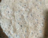 A picture of step 2 of Choco coconut ladoos.