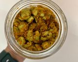 A picture of step 4 of Lasoda (Gunda) Aachar.