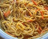 Tejszínes mungóbabcsírás spagetti recept fázis 3 fotója
