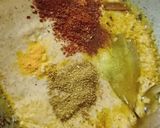 A picture of step 3 of Afghani egg curry.