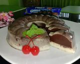 Foto langkah ke 7 dari resep Puding coklat oreo.