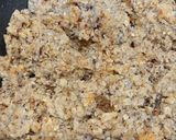A picture of step 3 of Oats coconut ladoo.