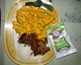 Foto langkah ke 1 dari resep Es kolak labu kuning.