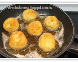Foto del paso 4 de la receta: Bolitas de arroz y queso