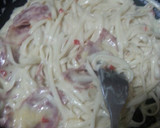 Foto del paso 2 de la receta: Linguine chinos con salchichón