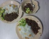 A picture of step 9 of Pumpkin vegetable rice and kamande stew.
