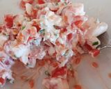 A picture of step 1 of Cannelloni di pane bread cannelloni.