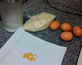Foto del paso 1 de la receta: Magdalenas de tarta de santiago