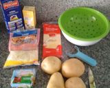 Foto del paso 1 de la receta: Patatas gratinadas con bacon 