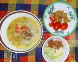 Foto langkah ke 8 dari resep Soto Betawi Daging Sapi Tanpa Santan.