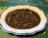 Une image de l'étape 12 de Aiguillettes de canard aux cèpes et jus de prunes.