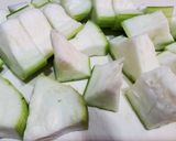 鹹蛋白炒菜瓜的食譜步驟1照片