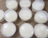 Hình bước làm 3 của món Tàu hũ (làm từ sữa đậu nành và rau câu dẻo)
