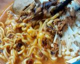 Foto langkah ke 4 dari resep Creamy Ramen Enoki (3 bahan saja).
