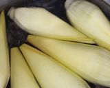 Foto langkah ke 1 dari resep Tahu dan Jantung Pisang Kuah Santan Pedas.