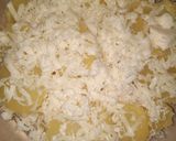 Tojással, sajttal, tejfölben sült krumpli recept fázis 1 fotója