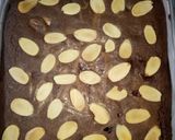 Foto langkah ke 6 dari resep Brownies fudgy melted chewy almond panggang... So Yummy...😋😋😋.