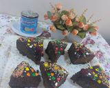 A picture of step 7 of Dates Chocolate cake.