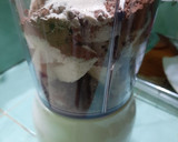 Foto langkah ke 2 dari resep Puding Brownis Roti Tawar.