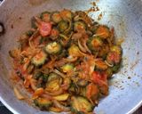 A picture of step 5 of Bitter Gourd (karela) Sabzi.