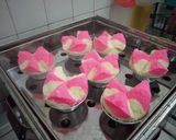 Foto langkah ke 4 dari resep Bolu Kukus Mekar Metode All In One Tanpa Soda.
