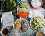Hình bước làm 7 của món Phở cuốn ngày sờ péc sồ ^^