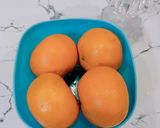 A picture of step 1 of Fresh Orange juice.