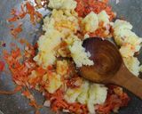 A picture of step 2 of Pao bhaji packet.