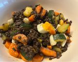 Foto del paso 4 de la receta Ensalada de Lentejas Caviar con Calabacín y Zanahoria !!!