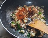 A picture of step 4 of Spicy red chilli powder sabudana khichadi.