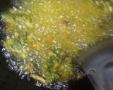 A picture of step 3 of Palak pakora.