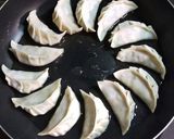 A picture of step 8 of Delicious! Tender and Juicy Gyoza.