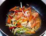 กุ้งผัดขิง วิธีทำสูตร 5 รูป