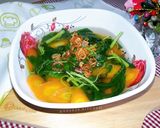 Foto langkah ke 3 dari resep Sayur Bayam Bening Wortel.